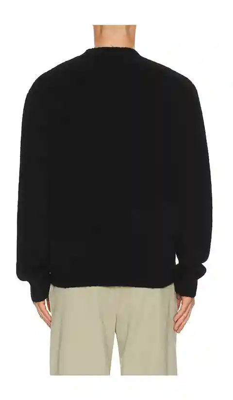 ALLSAINTS Finden Crew Neck Sweater in Black. - size L (also in M, S, XL/1X)