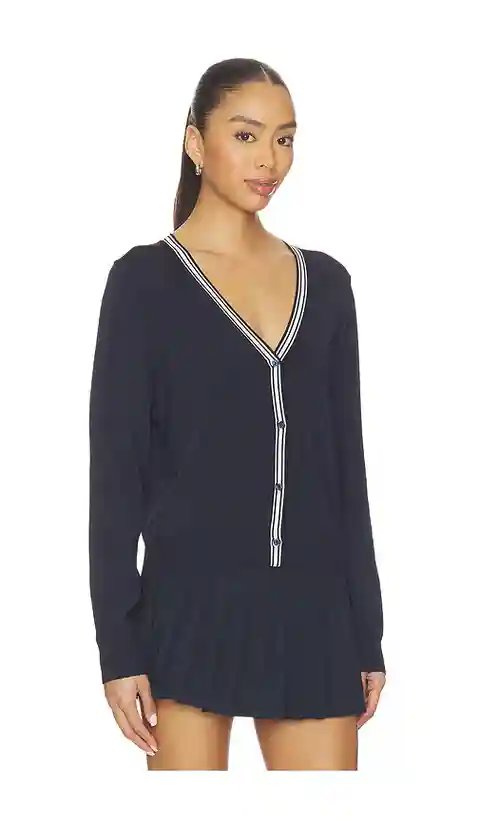 Splits59 Bekah Knit Cardigan in Navy. - size L (also in S, XS, M)
