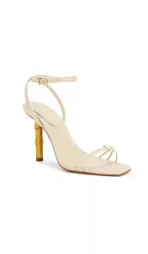 Schutz Haven Bamboo Sandal in Ivory. - size 10 (also in 6, 6.5, 7, 7.5, 8, 8.5, 9, 9.5)
