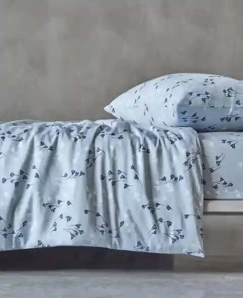 Boss Home Valerian Graphic 2-Pc. Duvet Cover Set, Twin - Celeste