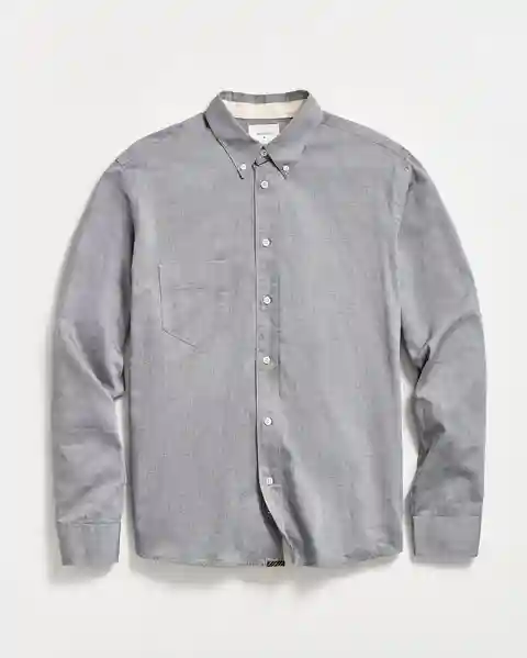 Billy Reid Arnie Oxford Shirt, Grey
