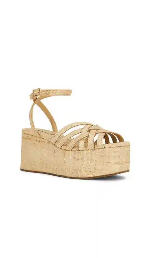 Loeffler Randall Channing Platform Sandal in Beige. - size 5.5 (also in 6, 7, 7.5, 8, 8.5, 9, 9.5, 10)