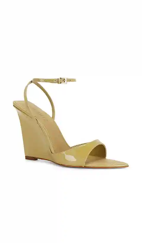 Schutz Elodie Wedge Sandal in Olive. - size 10 (also in 6, 6.5, 7, 7.5, 8, 8.5, 9, 9.5)