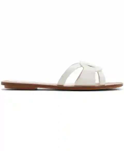 Aldo Women's Rosemaryy Slip-On Flats - White Smooth