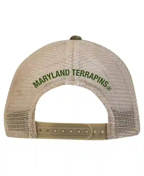 Under Armour Men's Camo Maryland Terrapins Sideline Blitzing Trucker Performance Adjustable Hat - Camo