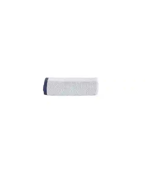 Brooks Brothers Contrast Frame 12" x 12" Turkish Cotton Wash Towel - Silver-Tone