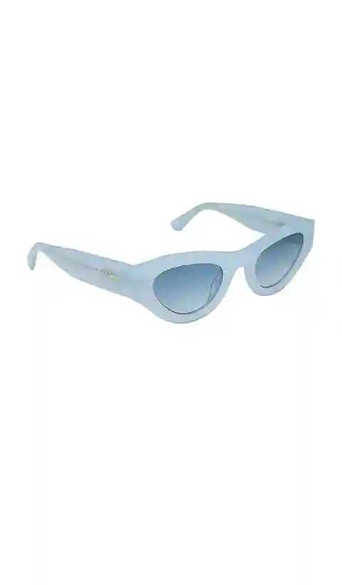DIFF EYEWEAR X For Love & Lemons Cat Eye Sunglasses in Blue.