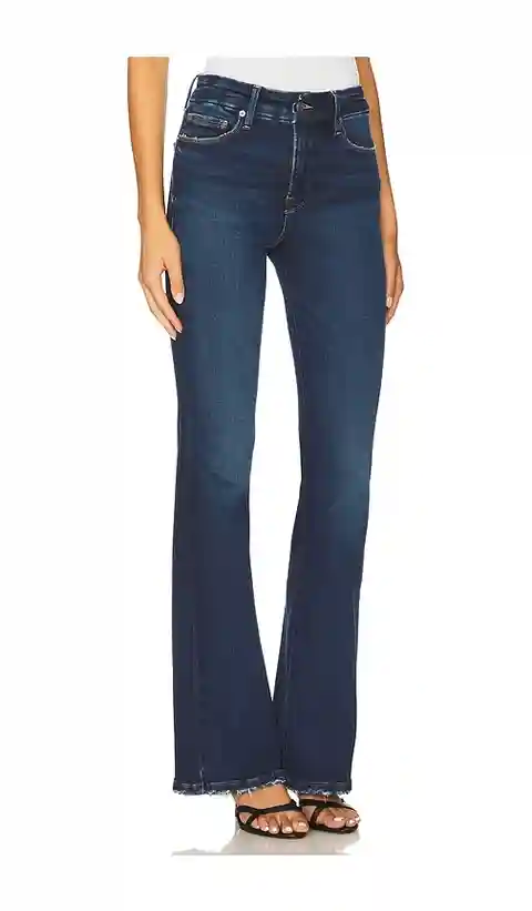Good American Soft Tech Good Classic Bootcut Jeans in Blue. - size 18 (also in 10, 12, 14, 16, 20, 22, 24, 6)
