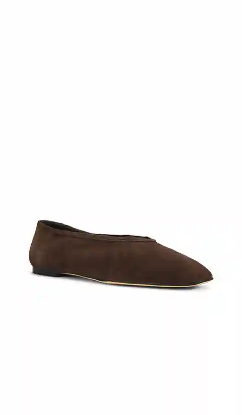 Tony Bianco Bianca Flat in Chocolate. - size 10 (also in 5, 6, 6.5, 7.5, 8, 8.5, 9, 9.5)