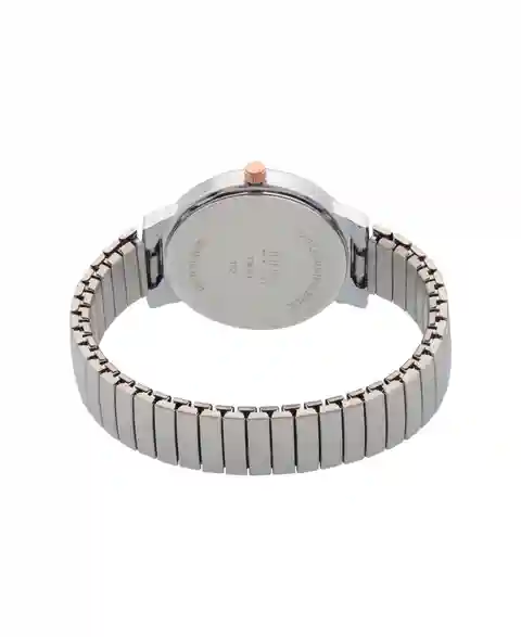 Jones New York Women's Genuine Diamond White Dial Silver-Tone Metal Narrow Bracelet Analog Watch 28mm - Silver-tone