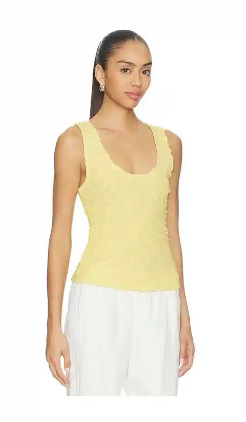 Enza Costa Dimension Tank in Yellow. - size 3 (also in 0, 1, 2)
