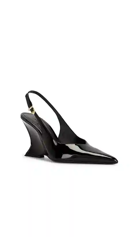 Schutz Siena Buckle Slingback Pump in Black. - size 10 (also in 6, 6.5, 7, 7.5, 8, 8.5, 9, 9.5)