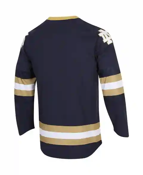 Men's Notre Dame Fighting Irish Ua Replica Hockey Jersey - Navy