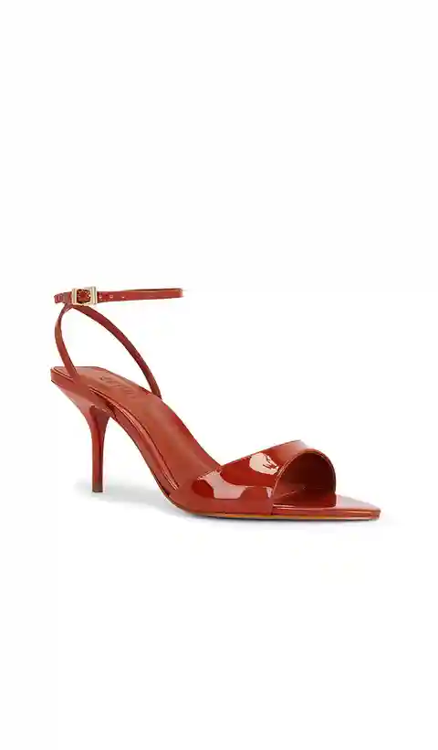 Schutz Elodie Buckle Sandal in Orange. - size 10 (also in 6, 6.5, 7, 7.5, 8, 8.5, 9, 9.5)