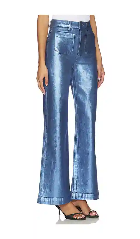 ROLLA'S Sailor Long Wide Leg Jeans in Blue. - size 23 (also in 25, 26, 31)