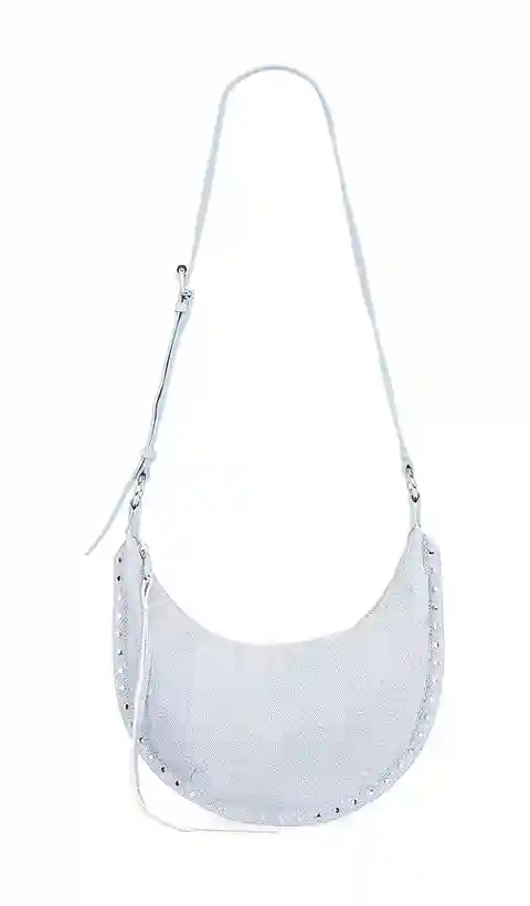Rebecca Minkoff Darren Small Crescent Xbody in Blue.