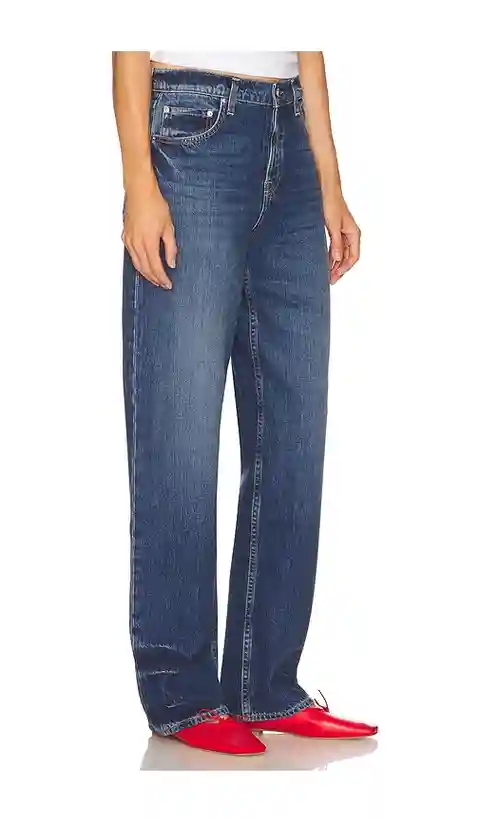 GRLFRND Bella Low Rise Boyfriend in Denim-Dark. - size 24 (also in 26, 27, 28, 29, 30, 31, 32)