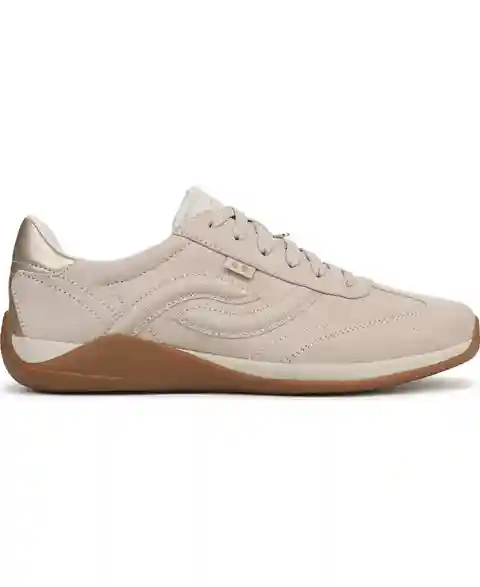Ryka Women's Era Low Profile Lace Up Sneakers - Terra Taupe Micro Suede