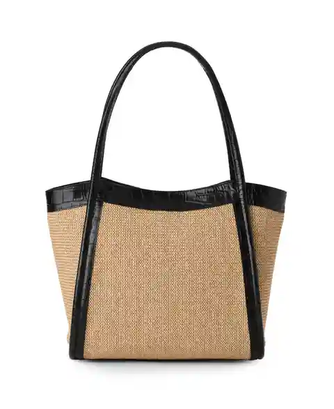 Brahmin Bailee Folsom Leather Tote Bag - Black