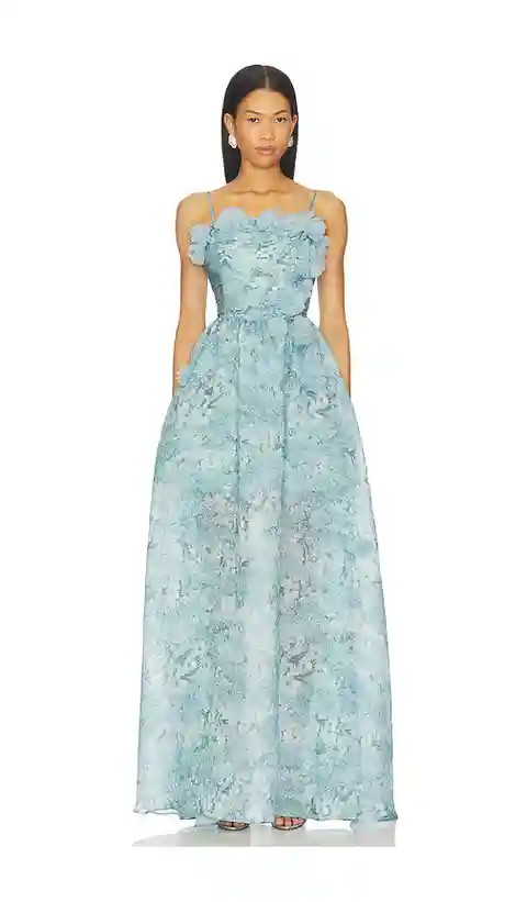 ELLIATT Faye Gown in Blue. - size M (also in S, XS, L, XL)
