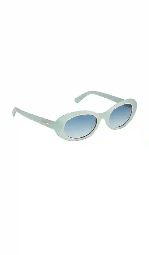 DIFF EYEWEAR X For Love & Lemons Sabrina Sunglasses in Sage.
