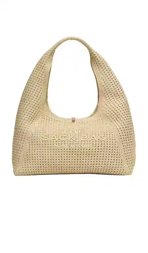 Marc Jacobs The Crochet Sack Bag in Beige.