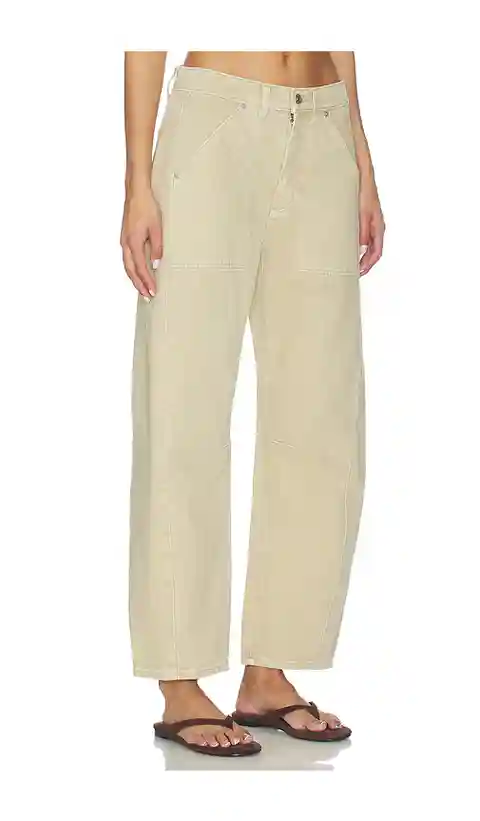 ROLLA'S Arc Barrel Jeans in Beige. - size 32 (also in 33)