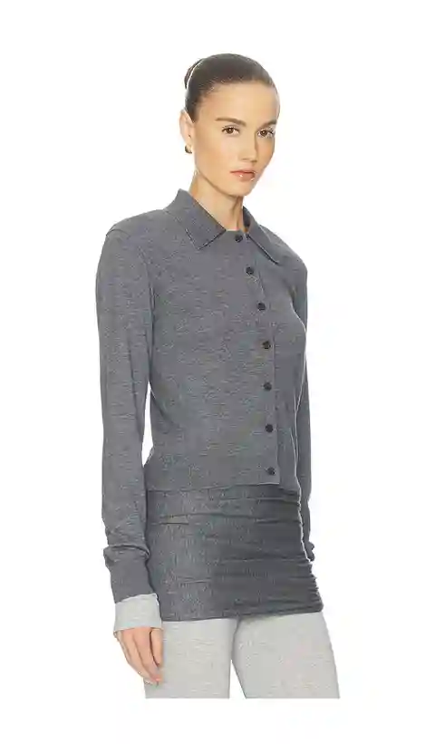 Helsa Kerstin Knit Cardigan in Grey. - size L (also in M, S, XL, XS, XXS)