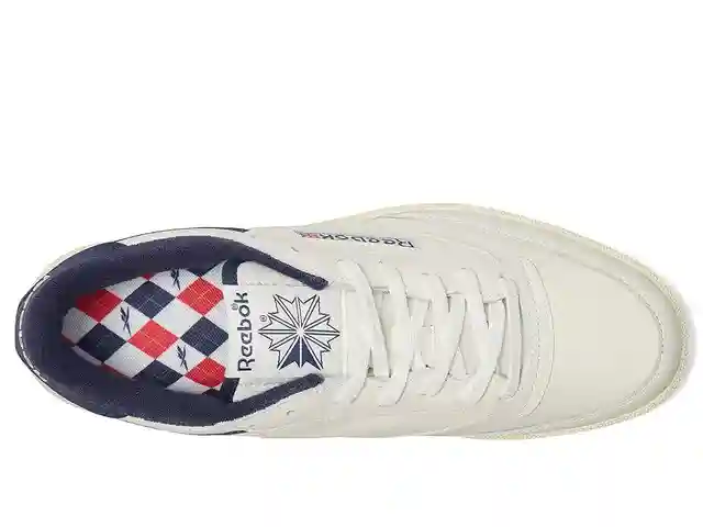 Reebok Club C Golf Men's Shoes Chalk/Vintage Chalk/Vector Navy : 7 D - Medium, Textile