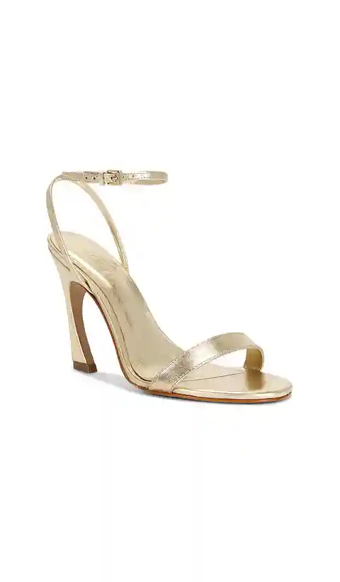 Schutz Lexi Sandal in Metallic Gold. - size 10 (also in 6, 6.5, 7, 7.5, 8, 8.5, 9, 9.5)