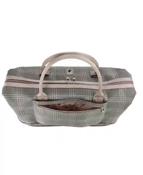 London Fog Brentwood Iv 20" Drop Bottom Duffel - Rose Charcoal