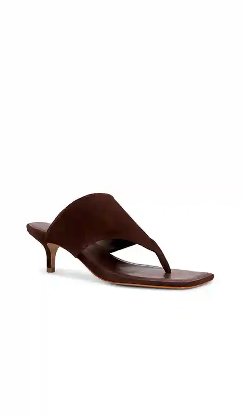 Schutz Sage Mid Stiletto Sandal in Brown. - size 10 (also in 6, 6.5, 7, 7.5, 8, 8.5, 9, 9.5)