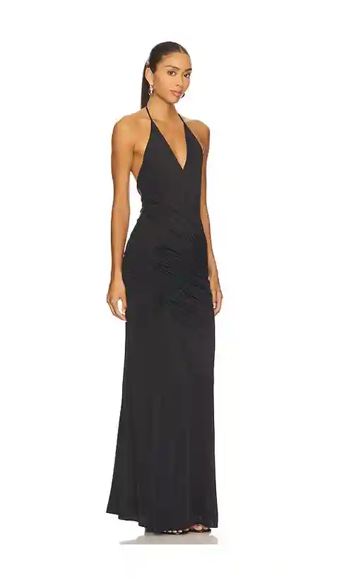 superdown Blakly Maxi Dress in Black. - size M (also in S, XS, XXS)