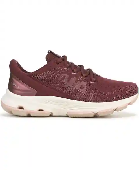 Ryka Women's Devotion X Lace Up Walking Sneakers - Windsor Red Mesh Fabric