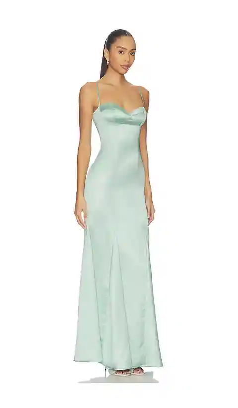 Katie May Opus Gown in Mint. - size L (also in XL)