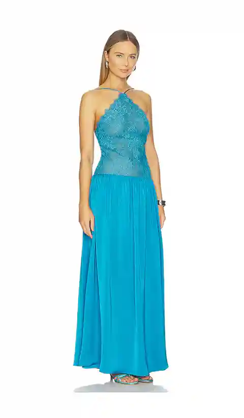 Katie May Kaya Gown in Blue. - size L (also in S, XS, M, XL)