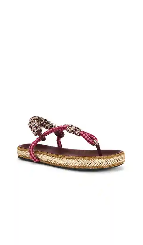 Isabel Marant Gypso Sandal in Burgundy. - size 37 (also in 39, 40)