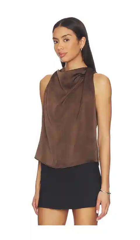HEARTLOOM Remonia Top in Brown. - size S (also in XS, L)