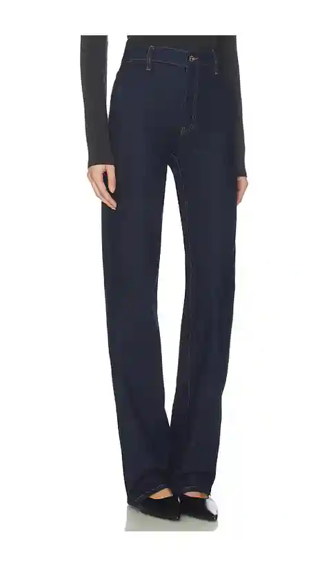 FRAME The Straight Trouser Jeans in Blue. - size 24 (also in 27, 28, 29, 30, 32, 34)