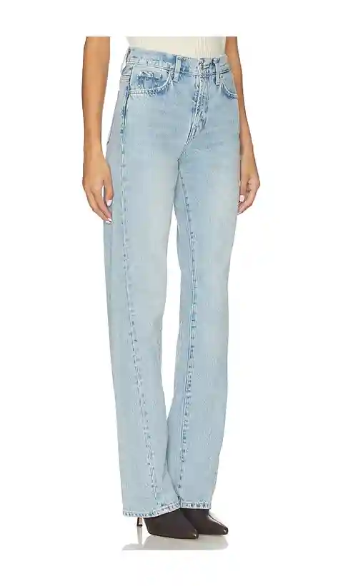 7 For All Mankind Twisted Inseam Tess Trouser Jeans in BLue. - size 27 (also in 26)