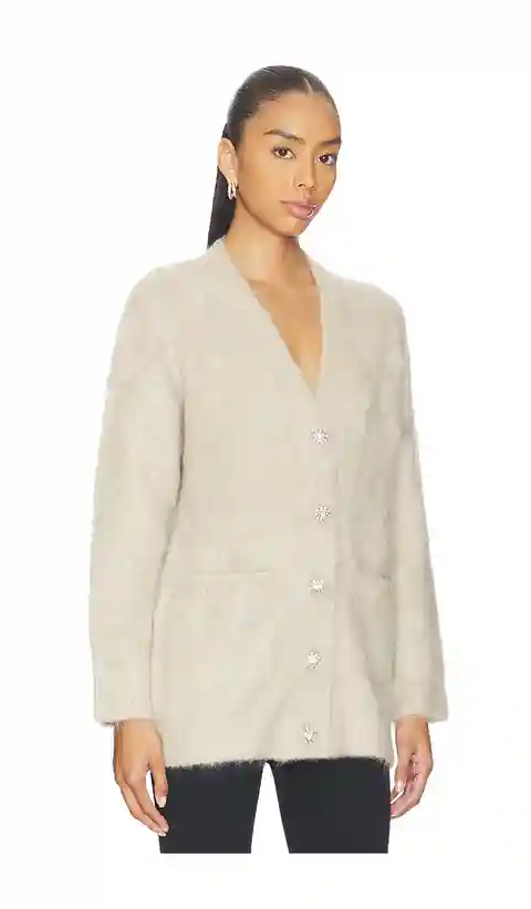 ALLSAINTS Rubi Cardigan in Beige. - size L (also in M, S, XS)