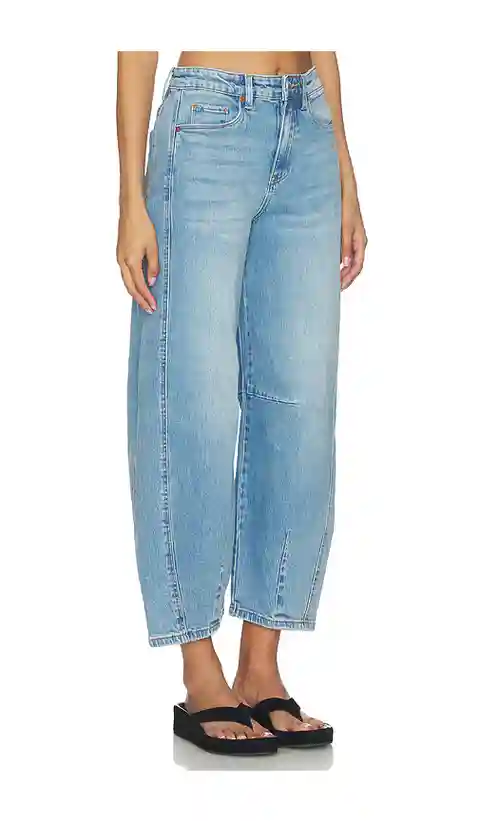 BLANKNYC Barrel Leg Jeans in Denim-Medium. - size 29 (also in 26, 28, 30)