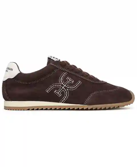 Sam Edelman Women's Isella Lace-Up Sneakers - Cafe Noir Suede
