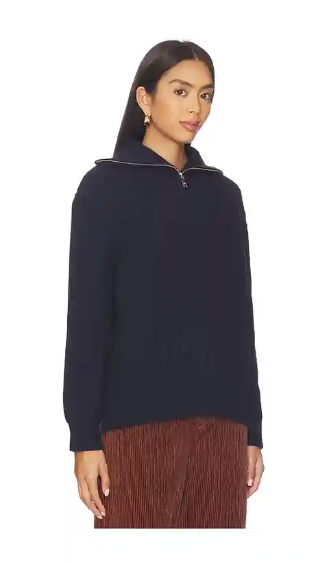 ANINE BING Sammy Sweater in Navy. - size M (also in S, XS)