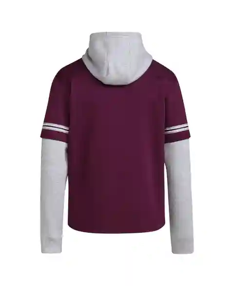 Adidas Men's Maroon Mississippi State Bulldogs Pullover Baseball Jersey Hoodie - Maroon