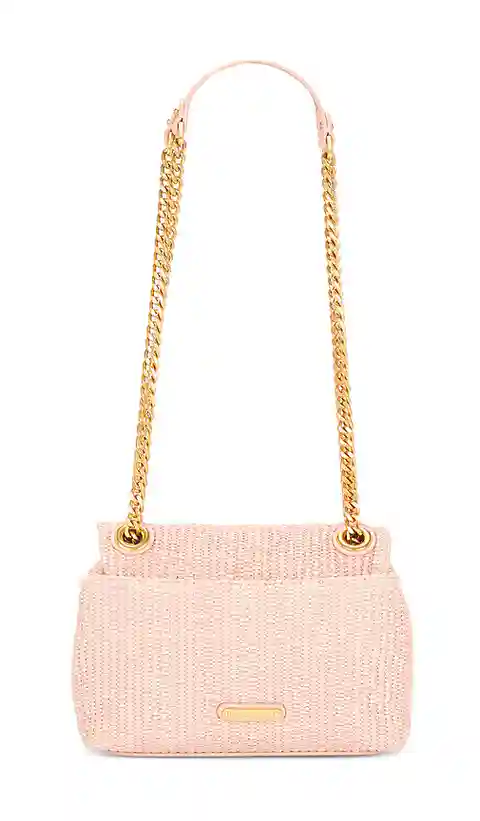 Rebecca Minkoff Edie Crossbody Bag in Pink.