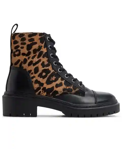 Aldo Women's Goer-In Round Toe Combat Boots - Brown Multi