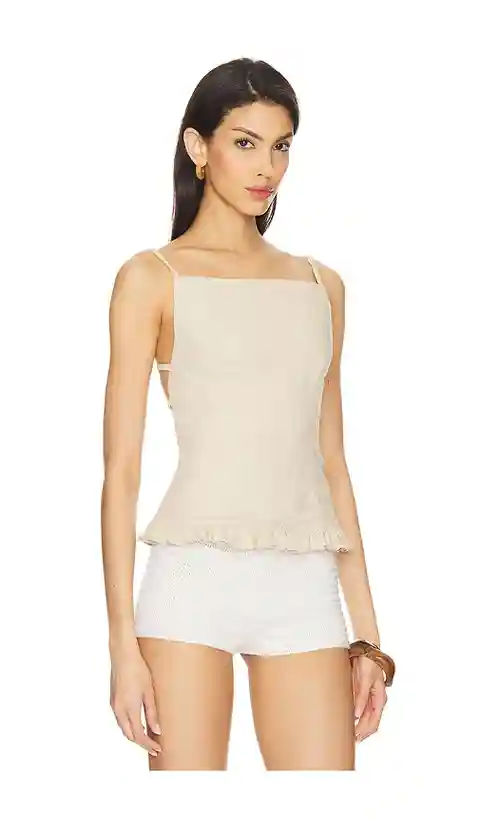 Tularosa Laura Top in Neutral. - size L (also in M, S, XL, XS, XXS)