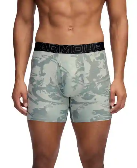Under Armour Men's Performance Assorted 6" Boxer Briefs - 3-pack - Black