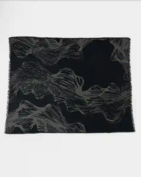 Billy Reid Horse Tail Blanket, Charcoal/black